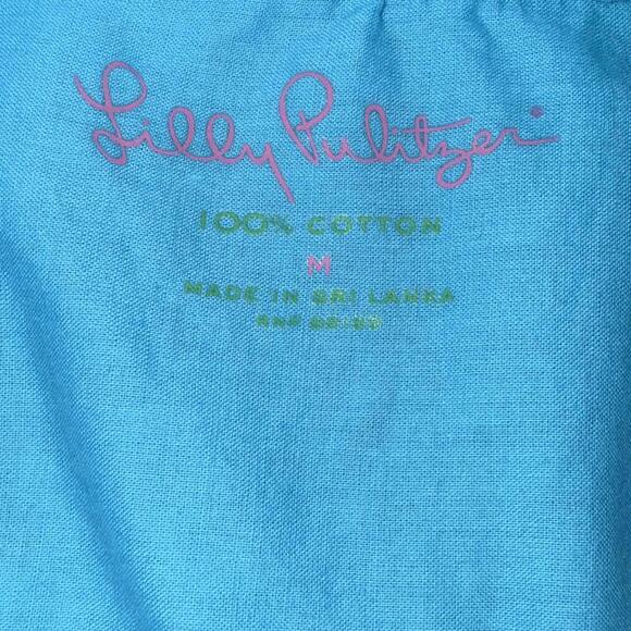 Lilly Pulitzer Preppy Designer Cotton Minimalist Quiet Luxury Blouse Medium - Picture 6 of 15